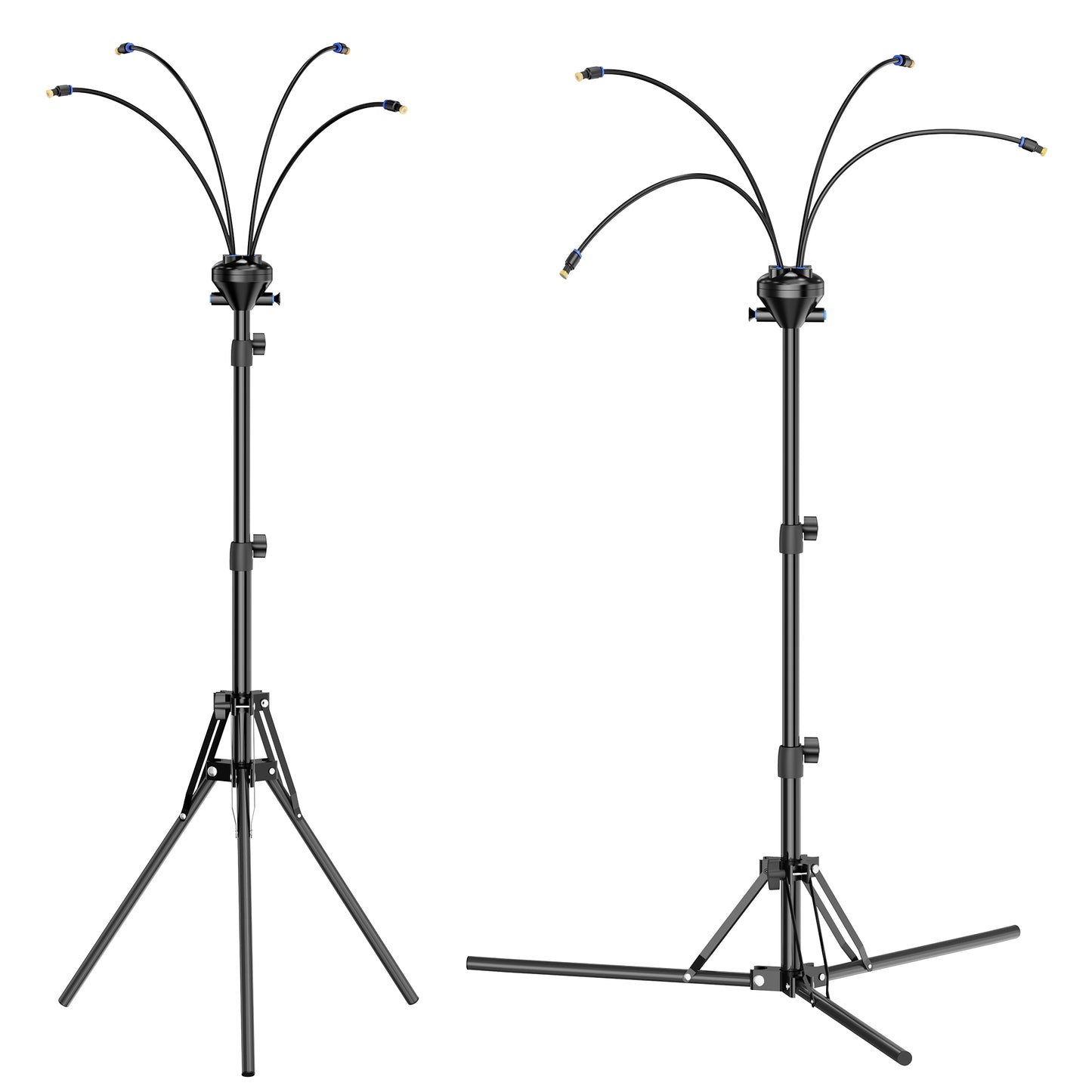 Kfonla 5.3FT Garden Mister for Outside Patio, Portable Outdoor Cooling Mister with 8 Nozzles, 4-Way Adjustable Patio Misting, Plant Mister for Backyard, Pool, Deck, BBQ Party